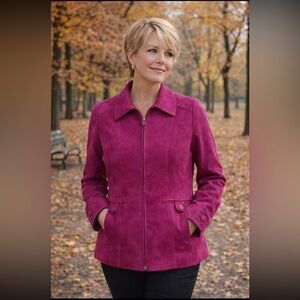 Tanjay Fuchsia Blazer size 10P.